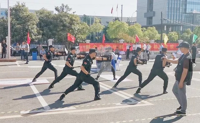 安徽豪泰保安参加安保技能竞赛